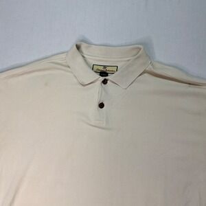 Tommy‎ Bahama Men's Silk Cotton Blend Polo Shirt, Palm Tree Logo, Casual